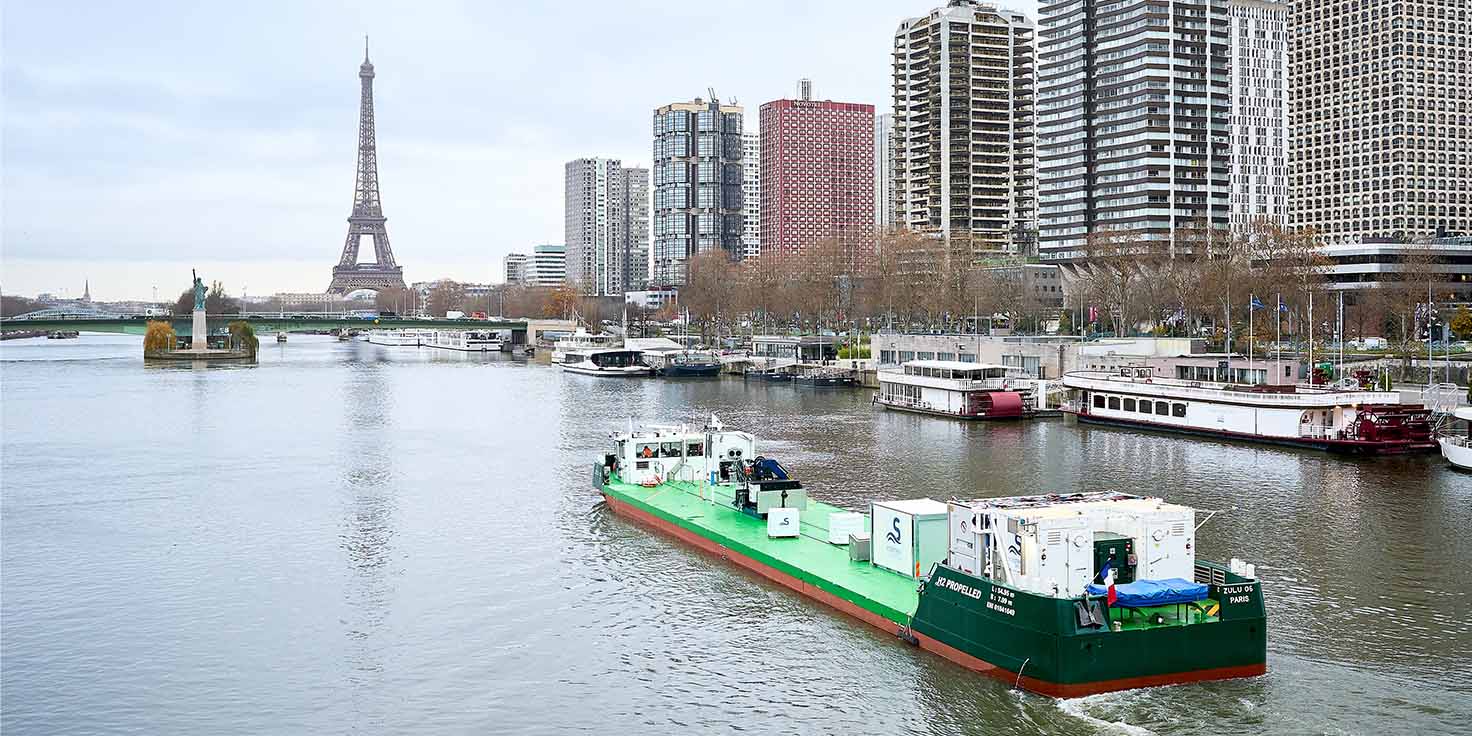 Christening of the ZULU 06, France’s first hydrogen-powered inland vessel