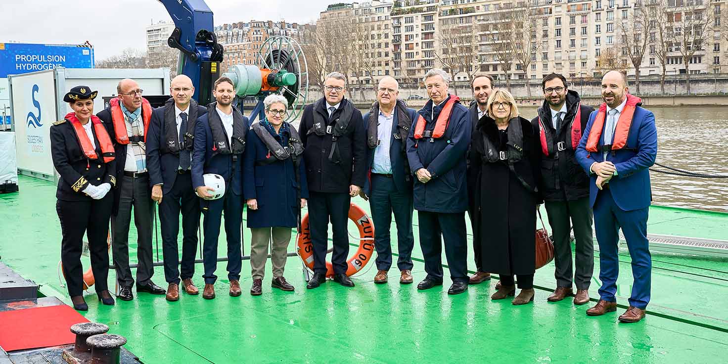 Christening of the ZULU 06, France’s first hydrogen-powered inland vessel